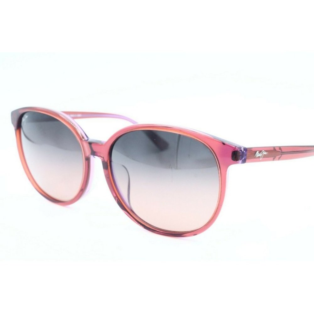 Maui Jim Water Lilly MJ 796-09B Oval Pink Sunglasses Grey Polarized Lenses 62mm